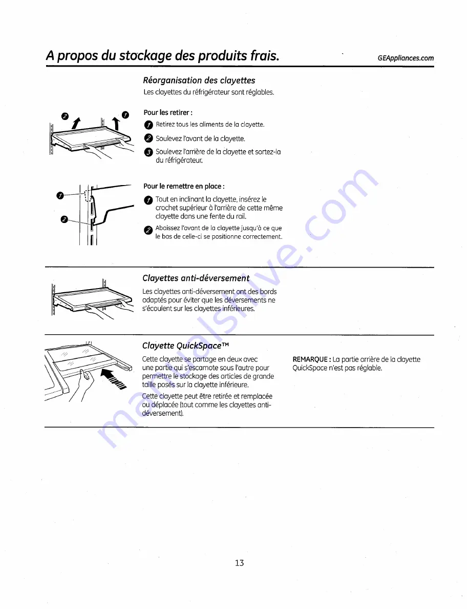 GE GNE26GGDABB Owner'S Manual Download Page 59