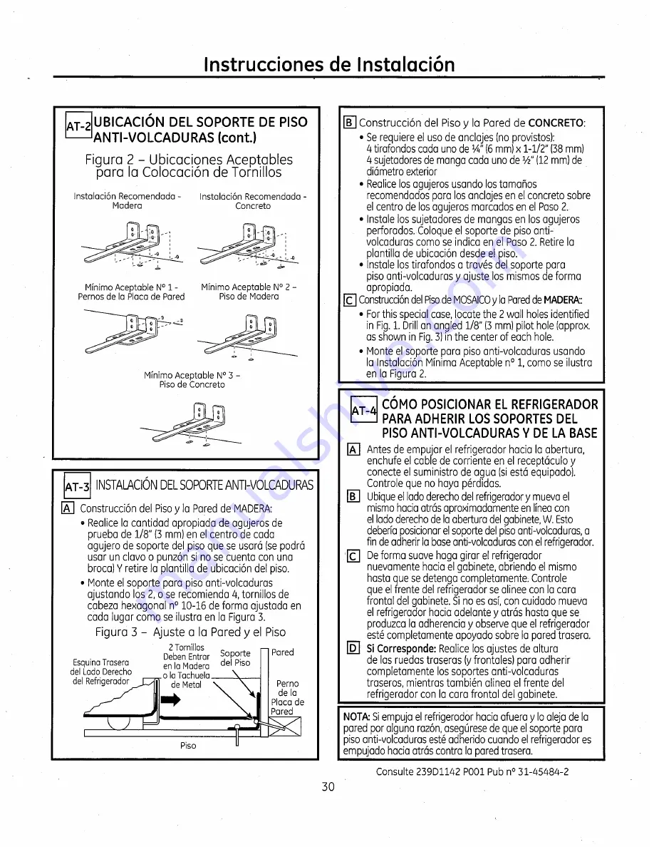 GE GNE26GGDABB Owner'S Manual Download Page 122