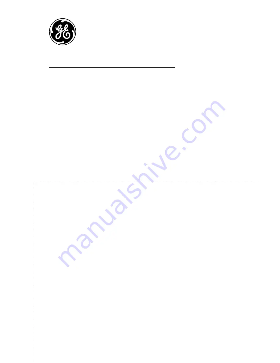 GE GNUL30Z01 Owner'S Manual Download Page 13