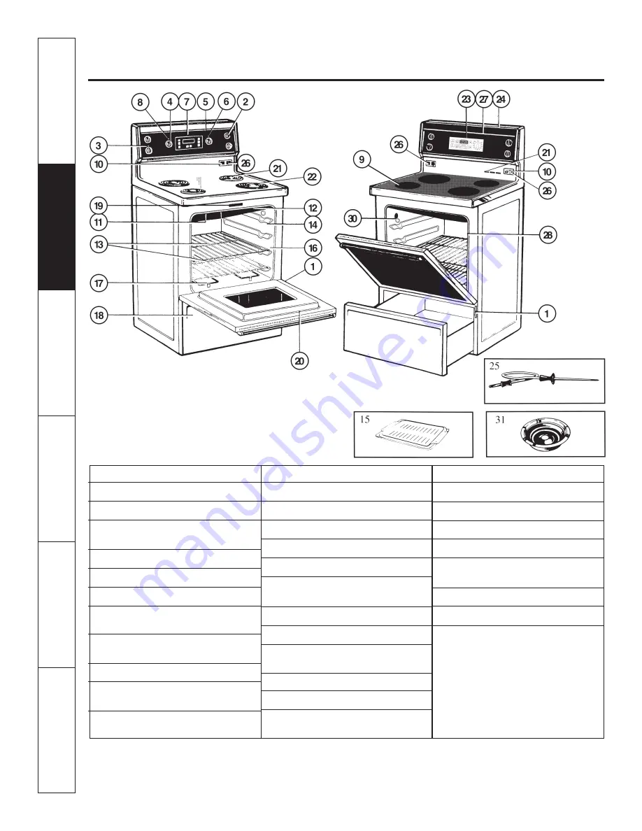 GE GRCR3960ZWW Use And Care Manual Download Page 6