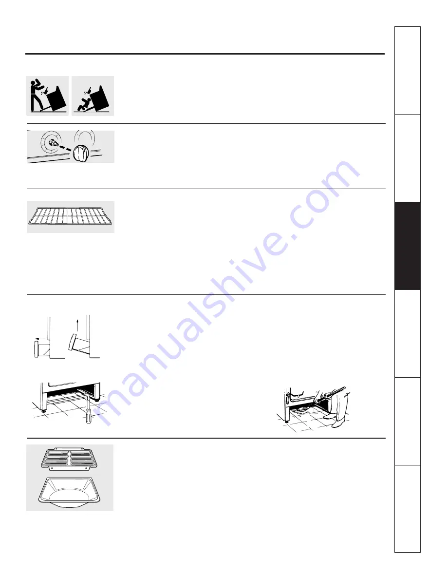 GE GRCR3960ZWW Use And Care Manual Download Page 23