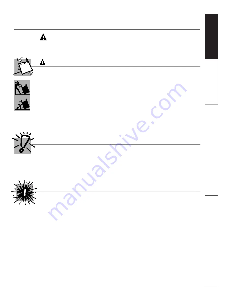 GE GRCR3960ZWW Use And Care Manual Download Page 35