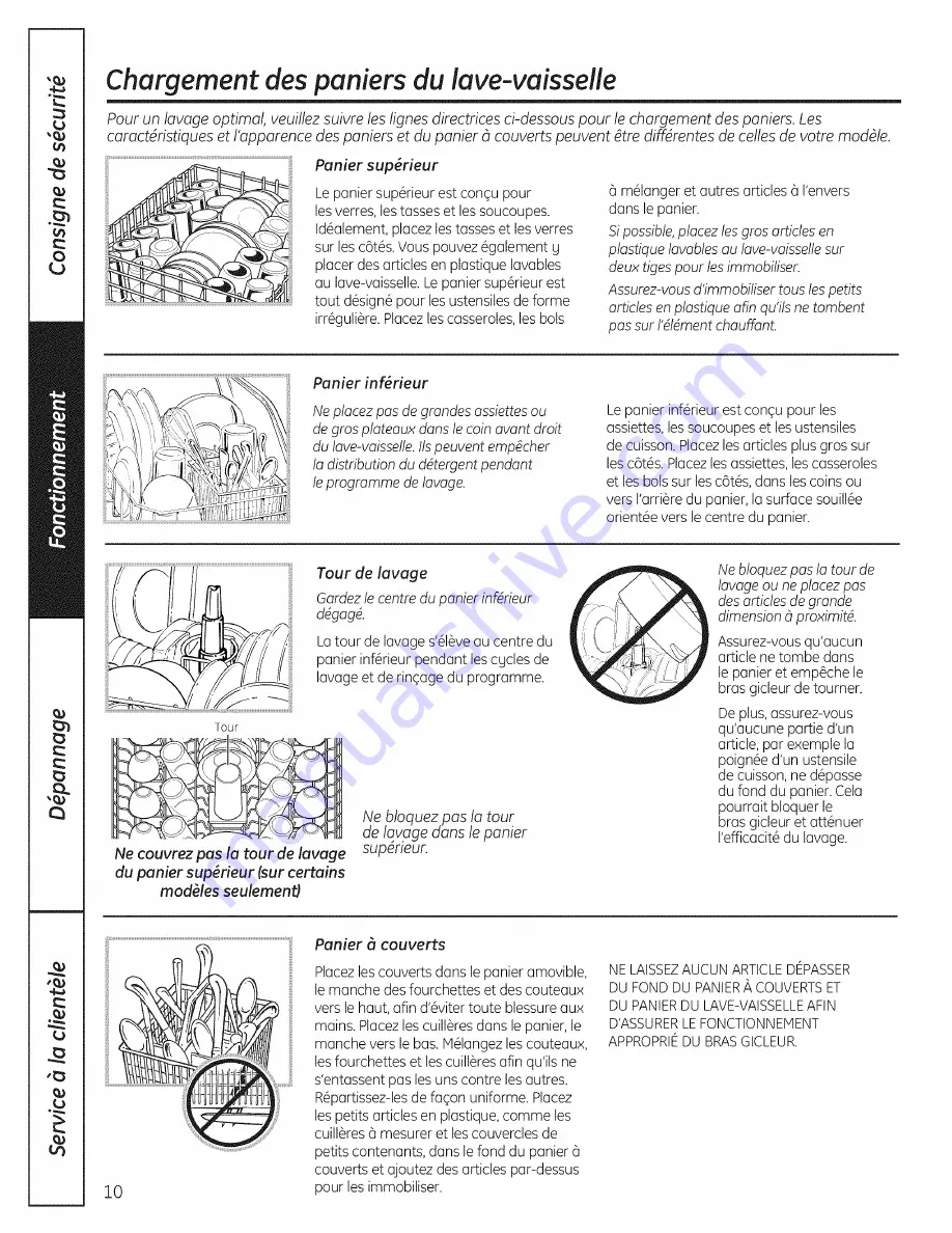 GE GSC3500D00BB Owner'S Manual Download Page 34