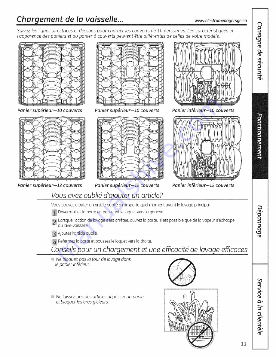 GE GSC3500D00BB Owner'S Manual Download Page 35