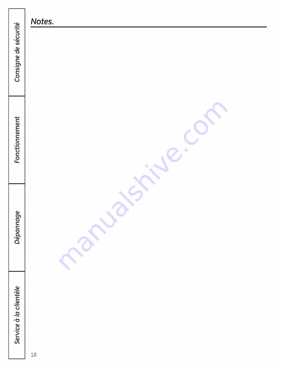 GE GSC3500D00BB Owner'S Manual Download Page 42