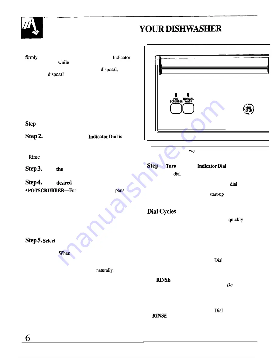 GE GSC700 Use And Care Manual Download Page 6