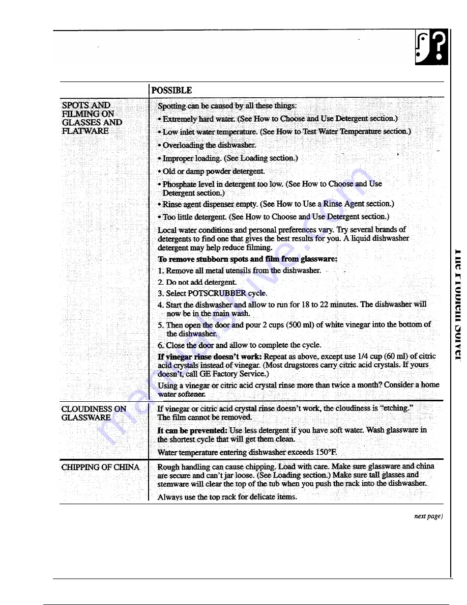 GE GSC700 Use And Care Manual Download Page 15