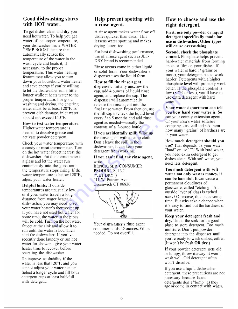 GE GSC770 Use & Care Manual Download Page 6