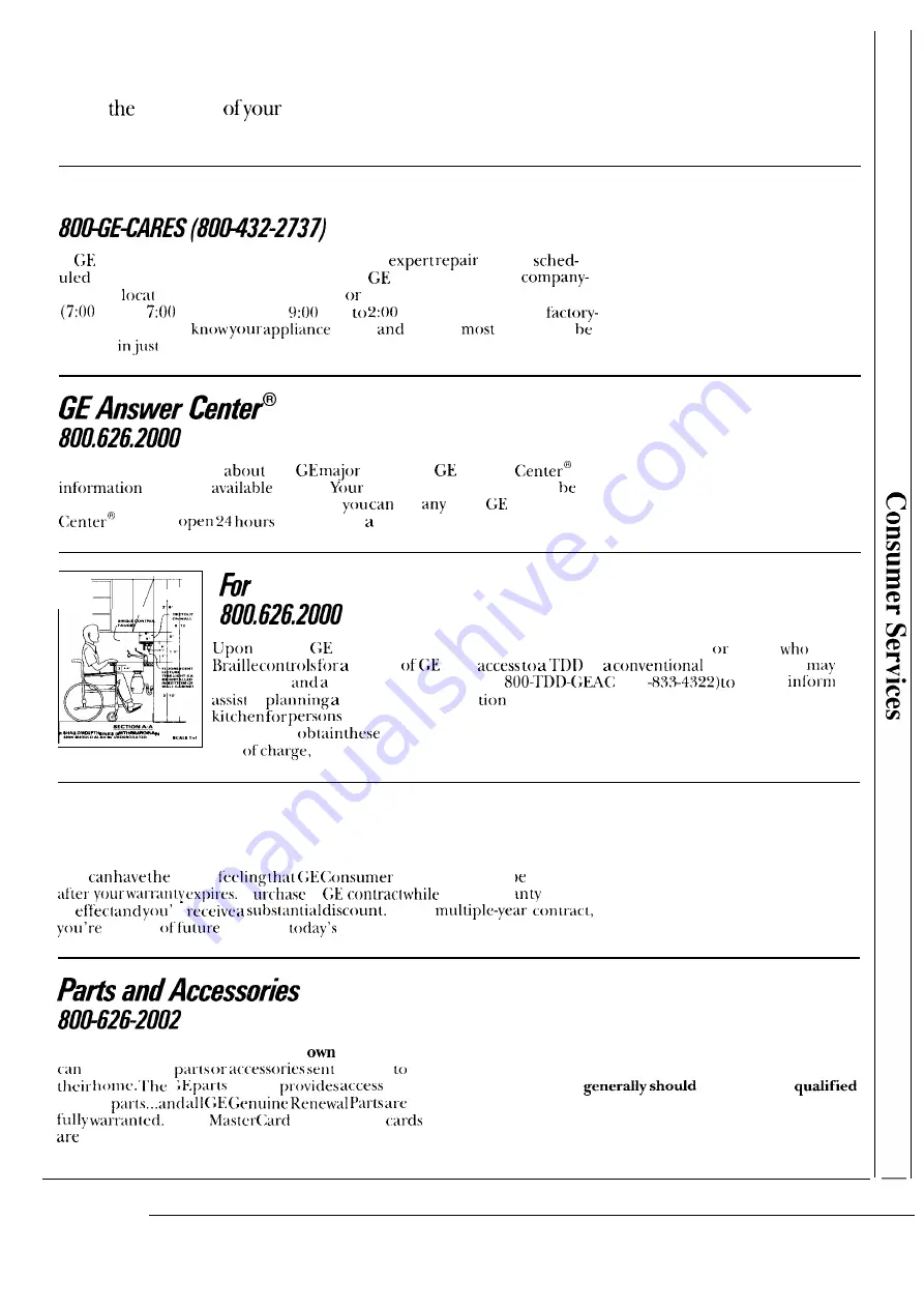 GE GSC820 Скачать руководство пользователя страница 23