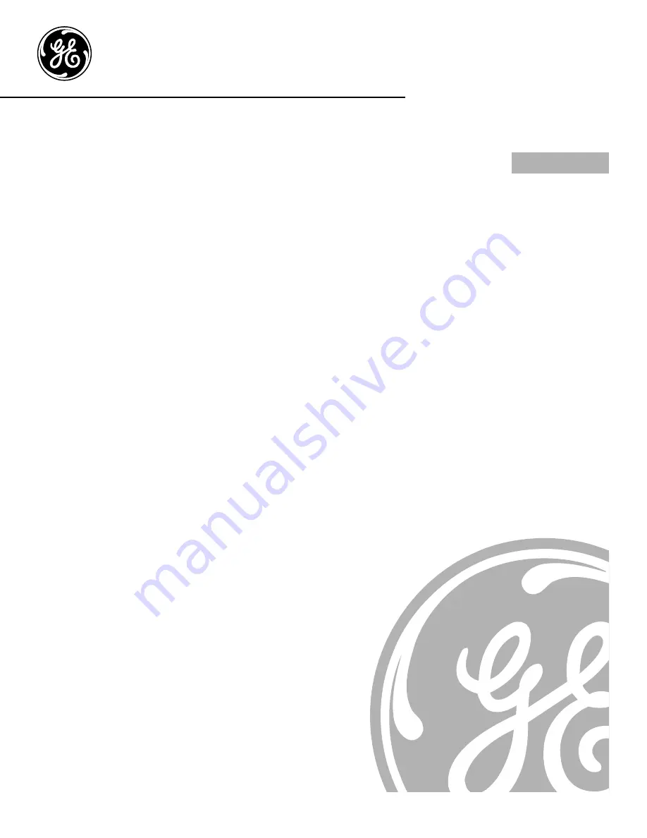 GE GSD1000G Owner'S Manual Download Page 1