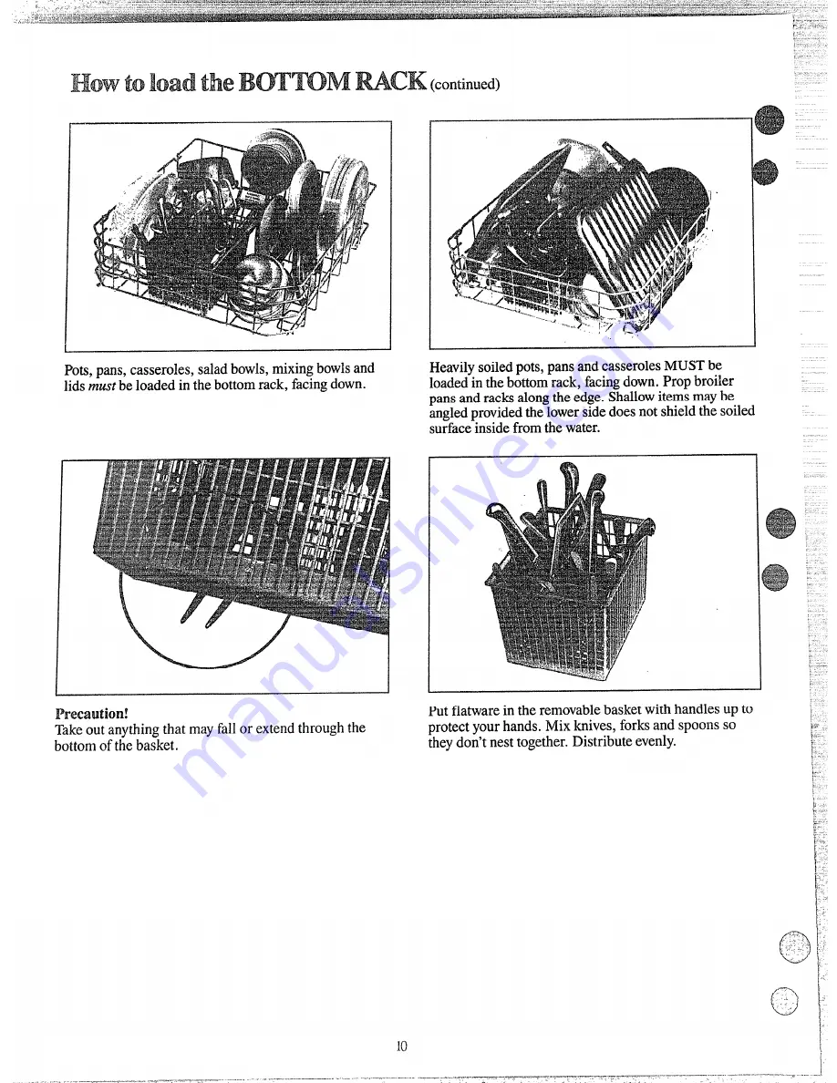 GE GSD1130L Use And Care Manual Download Page 10