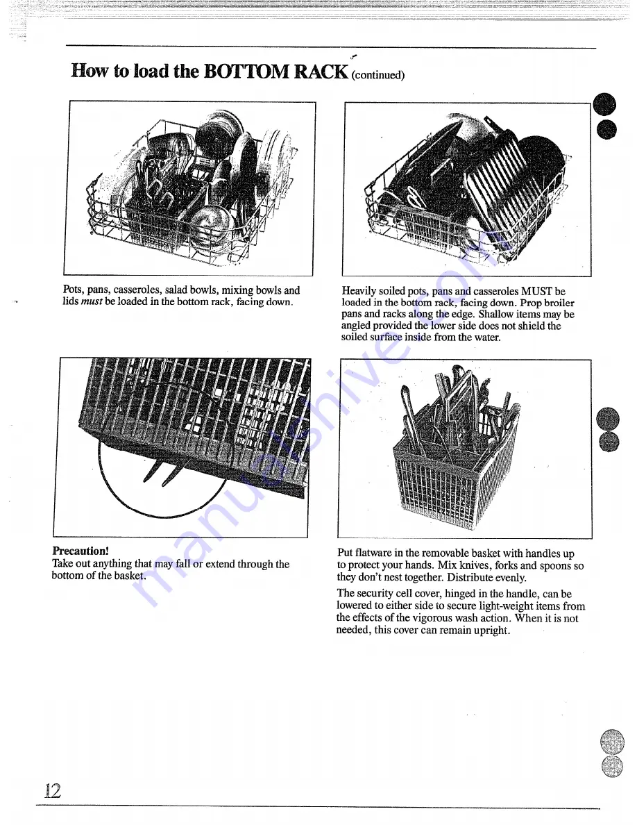 GE GSD1250 Скачать руководство пользователя страница 12