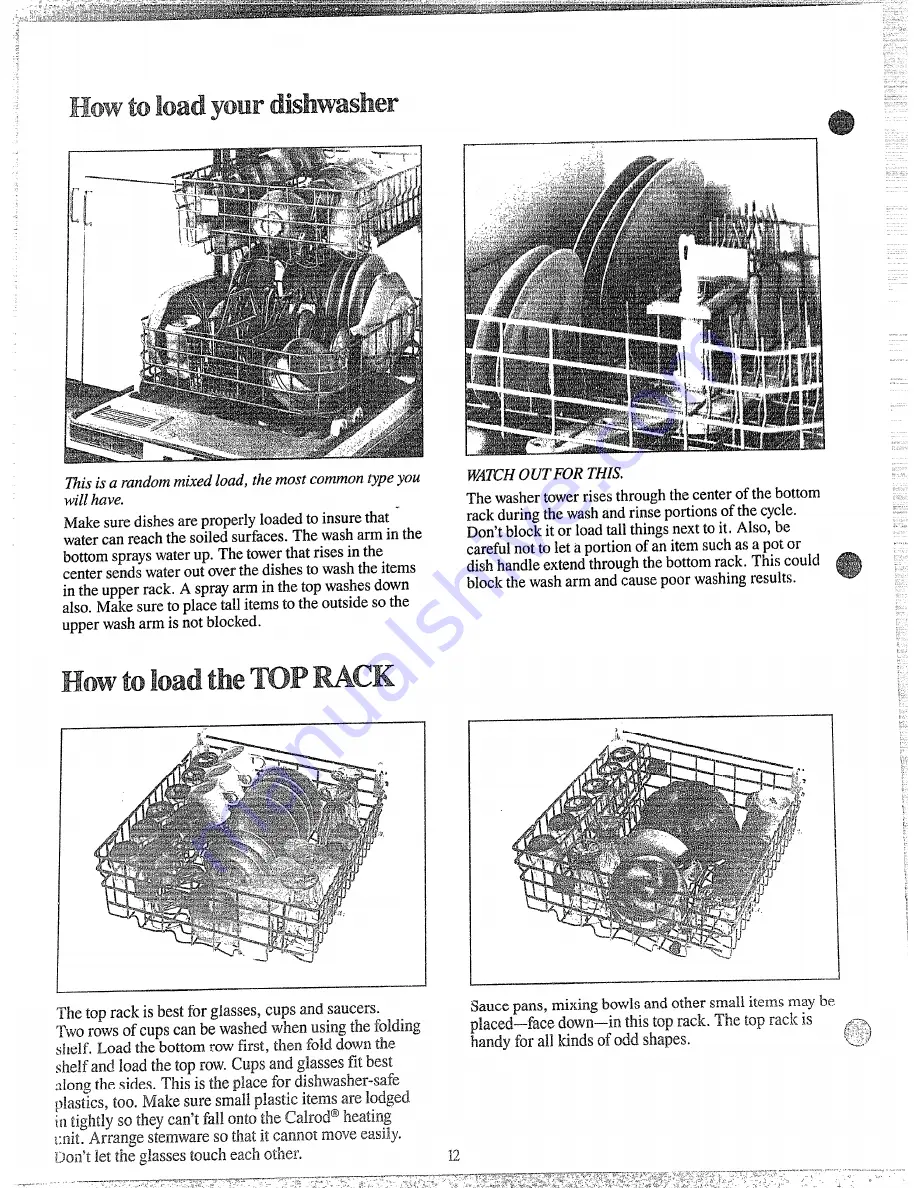 GE GSD2230L Скачать руководство пользователя страница 12