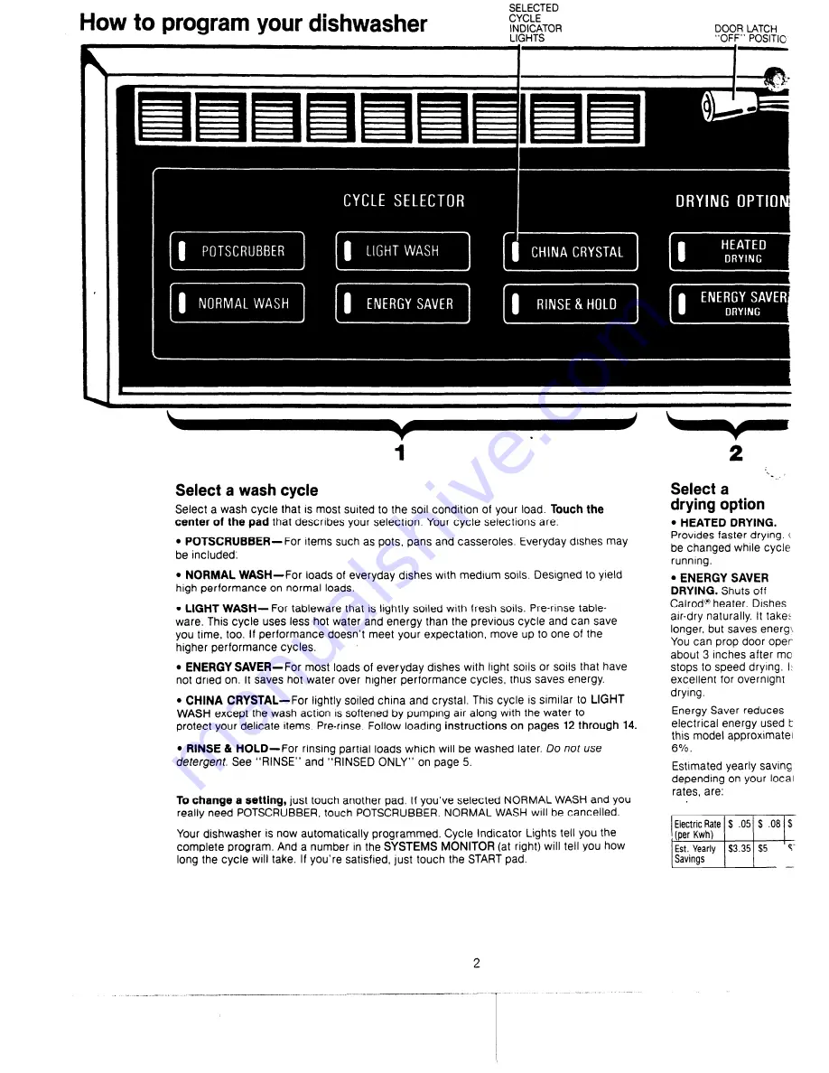 GE GSD2600D Use And Care Manual Download Page 4