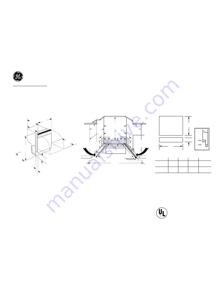 GE GSD2600G Specifications Download Page 1