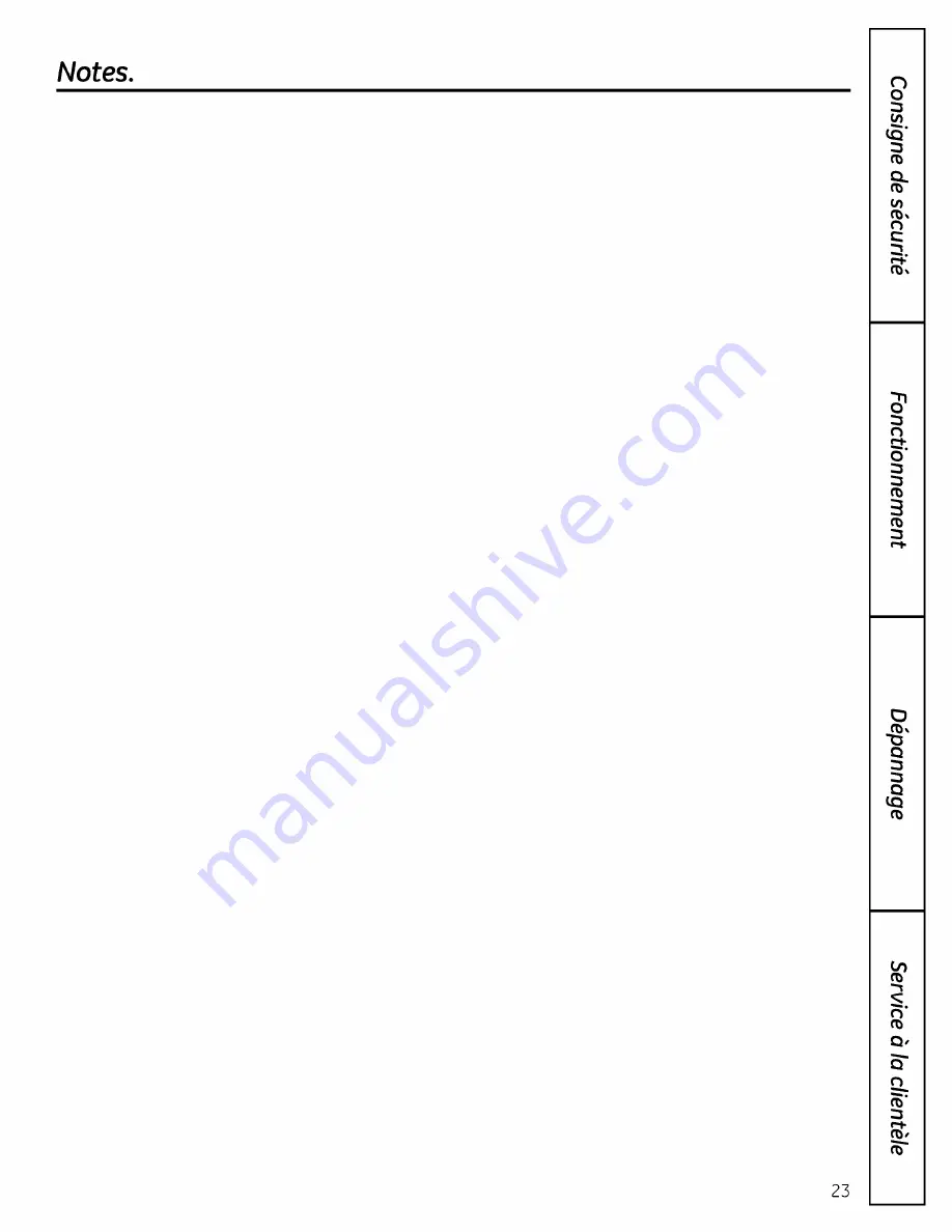 GE GSD3300D00BB Owner'S Manual Download Page 47