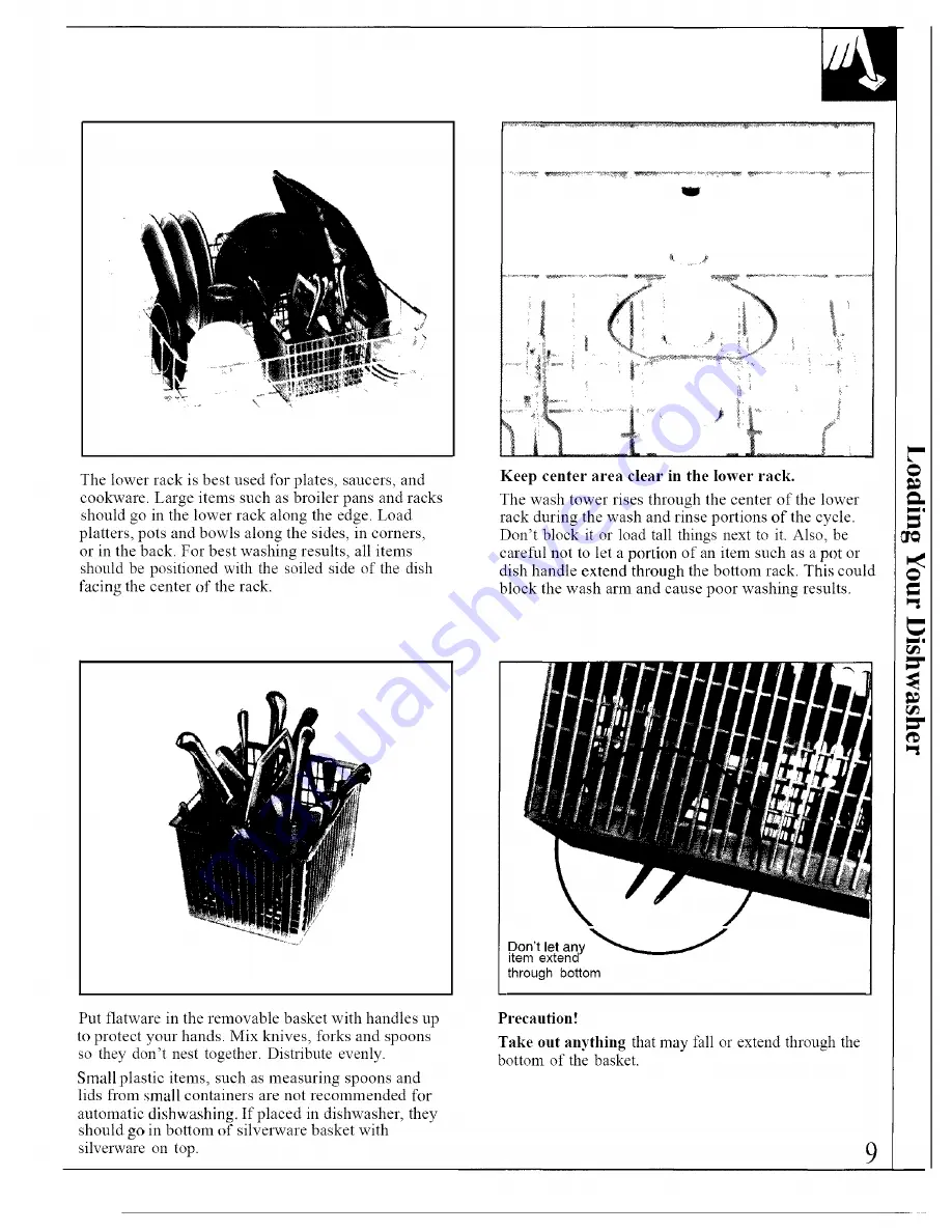 GE GSD700 Use And Care Manual Download Page 9