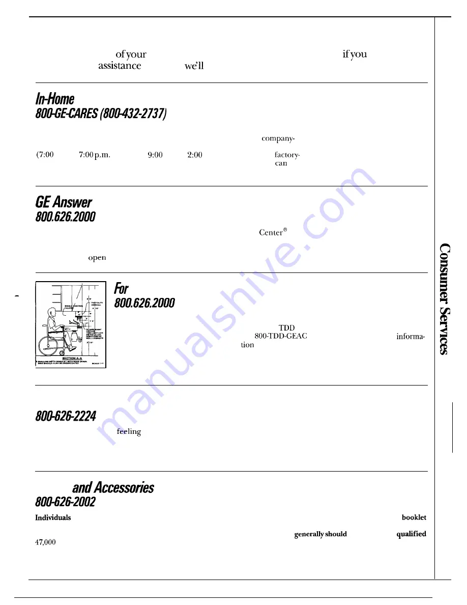 GE GSD90 Use And Care Manual Download Page 19