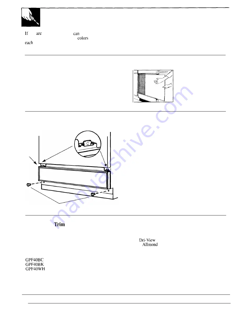 GE GSD950 Use And Care Manual Download Page 12