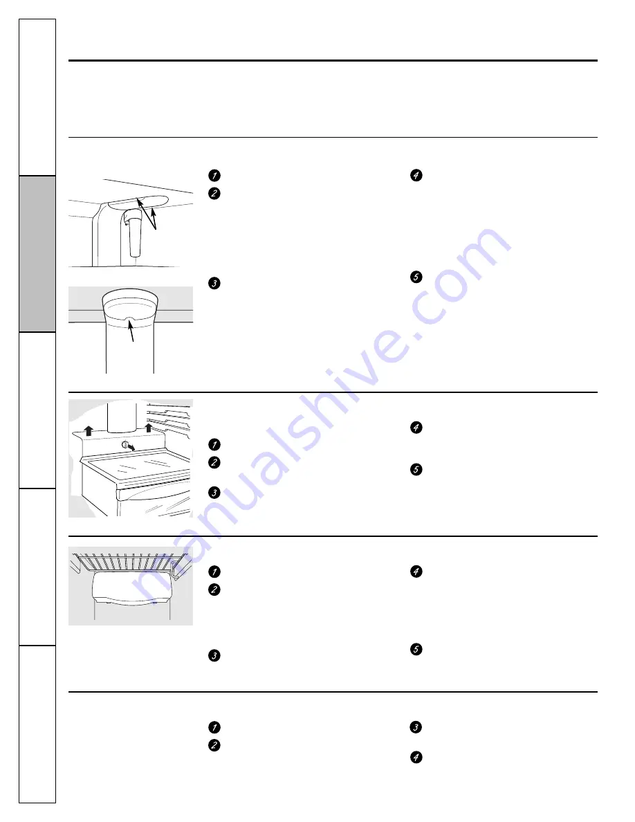 GE GSF25XGWBB Owner'S Manual And Installation Instructions Download Page 16