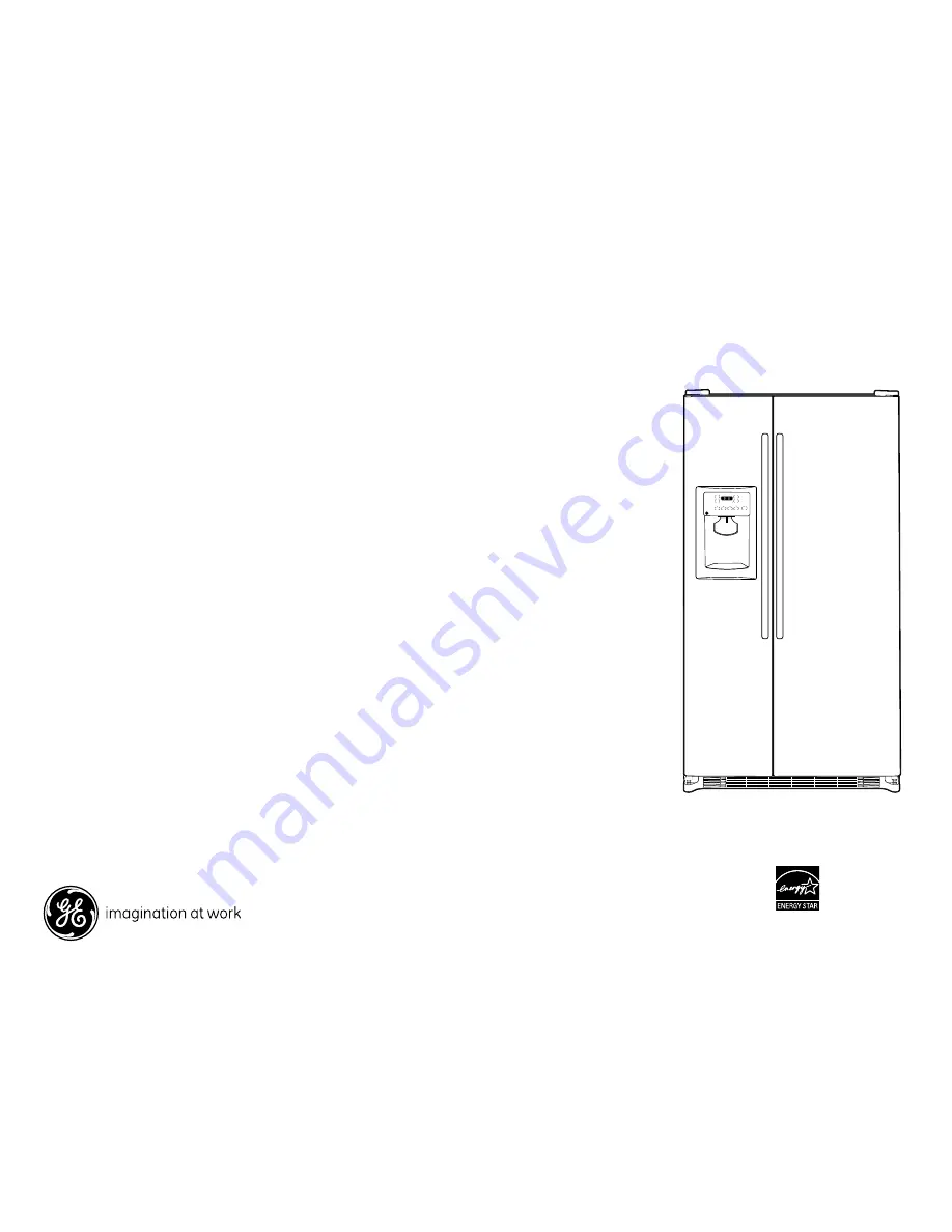 GE GSH22JFT Dimensions And Installation Information Download Page 2