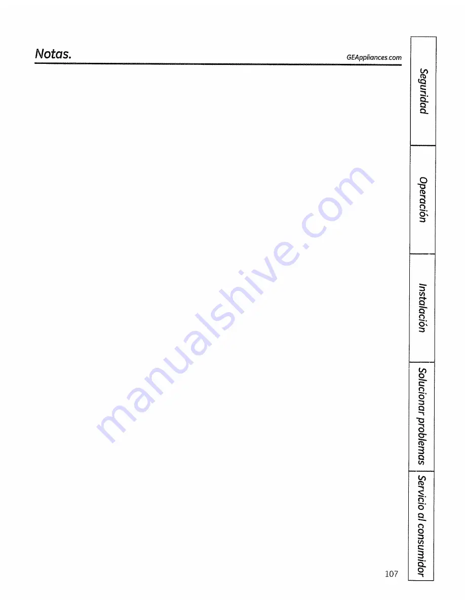 GE GSHF9NGYACBB and Owner'S Manual And Installation Download Page 107