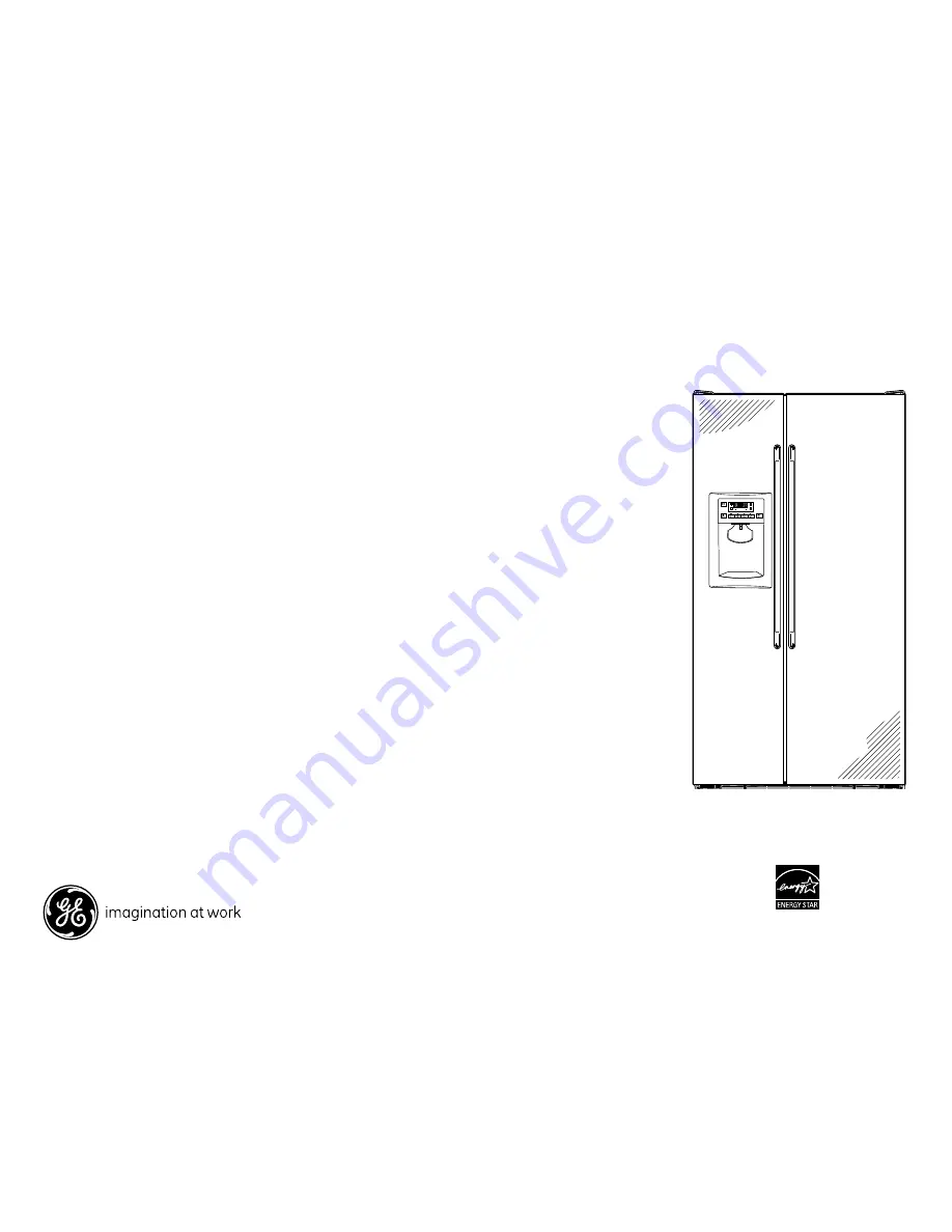 GE GSL25XGWSS Dimensions And Installation Information Download Page 2