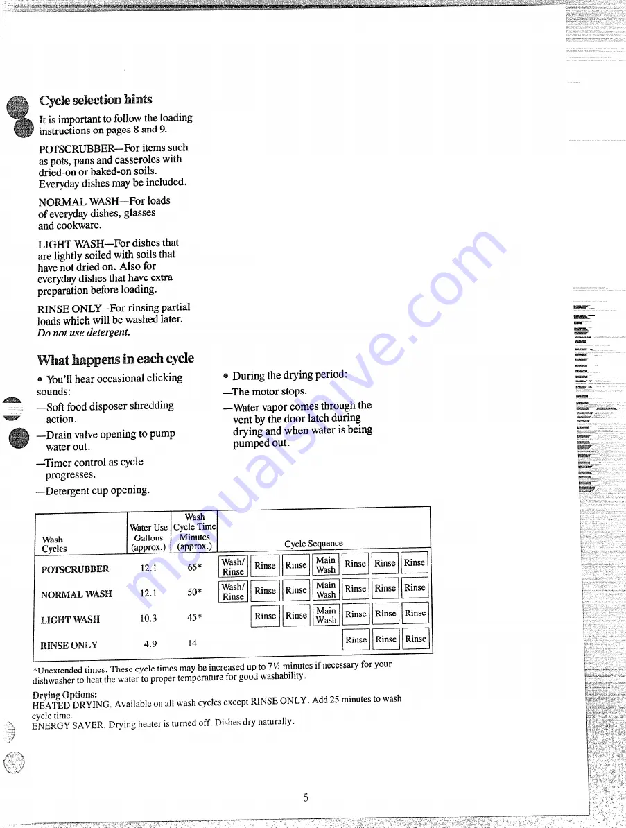 GE GSM603G Use And Care Manual Download Page 5