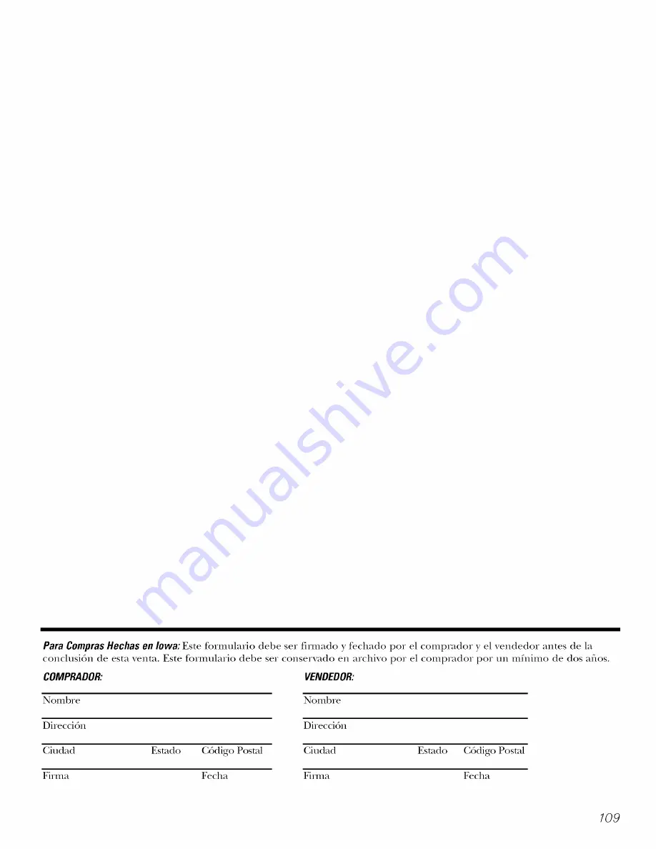 GE GSS23WGTLBB and Owner'S Manual And Installation Download Page 109