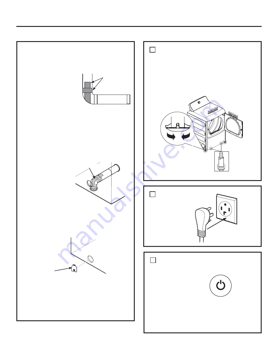 GE GTD42EASJWH Installation Instruction Download Page 16