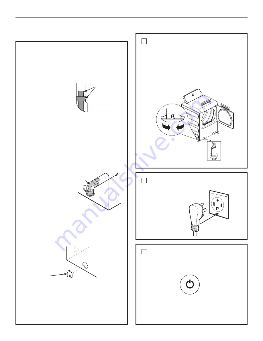 GE GTD42EASJWH Installation Instruction Download Page 36