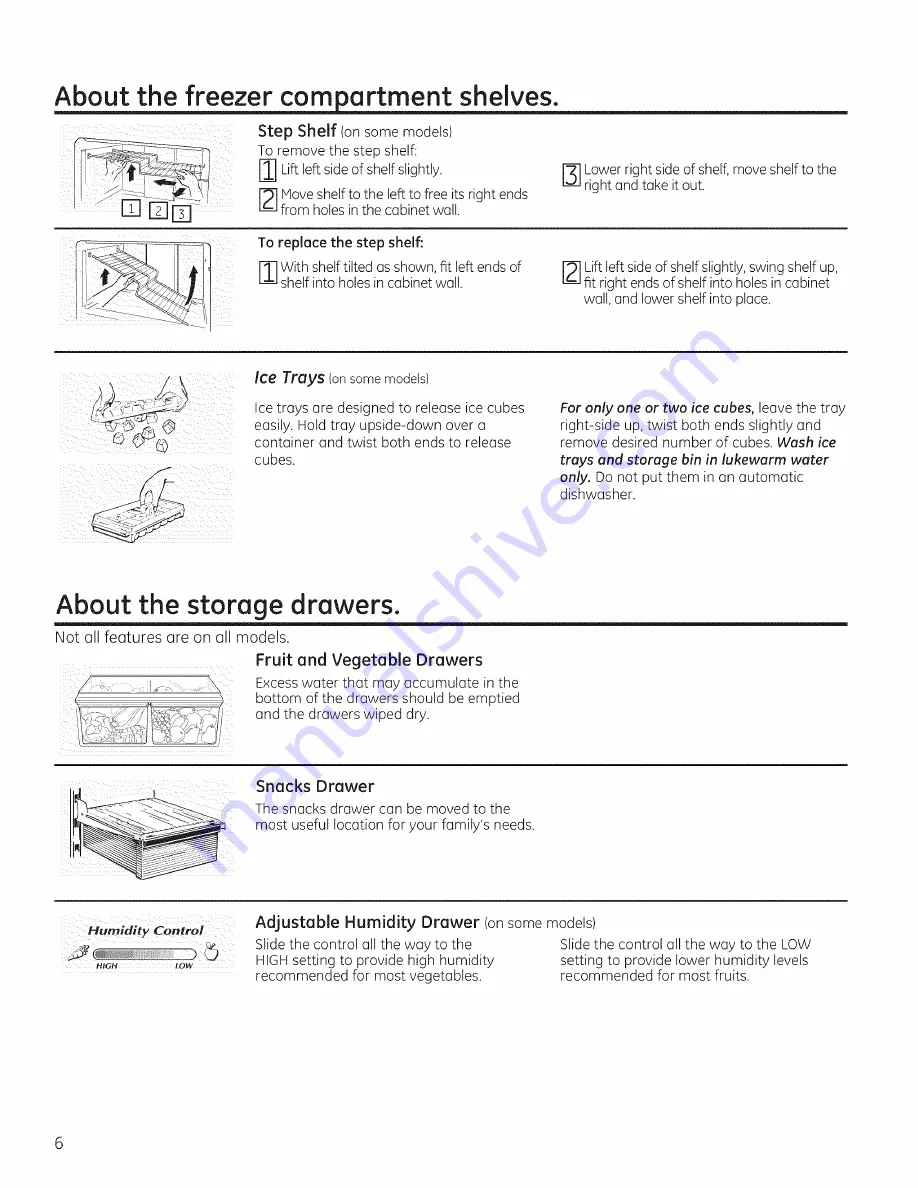 GE GTH18CCEHRBB Owner'S Manual And Installation Instructions Download Page 6