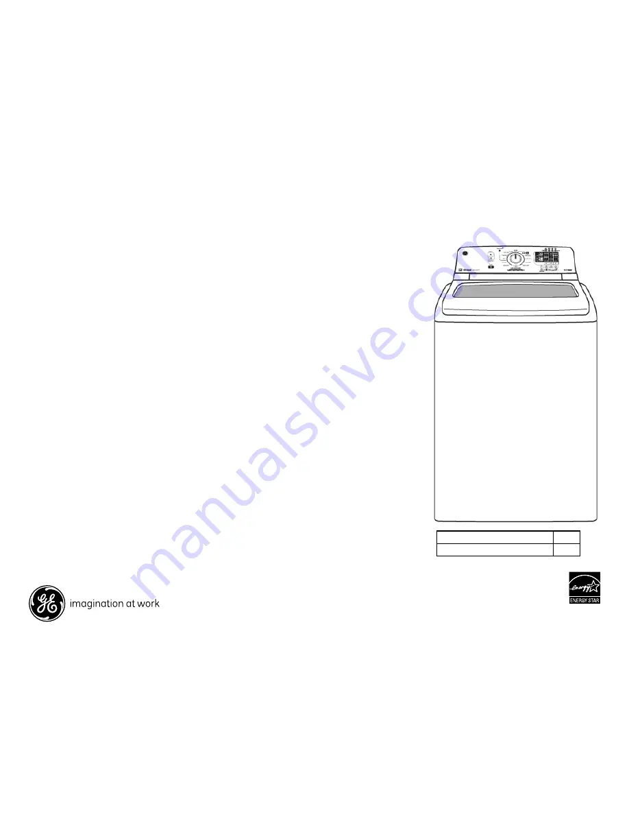 GE GTWS8450D Скачать руководство пользователя страница 2