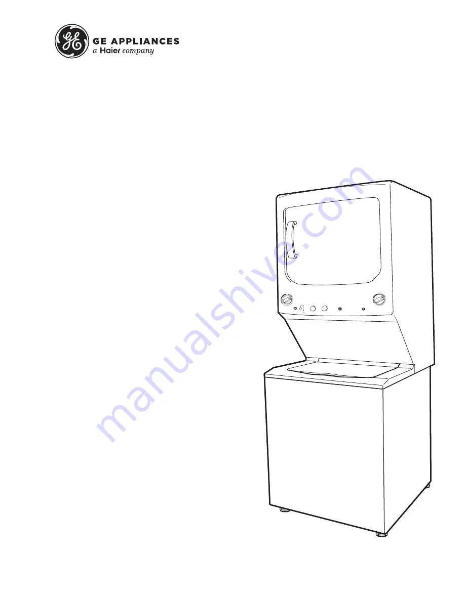 GE GUD24ESSMWW Technical Service Manual Download Page 1