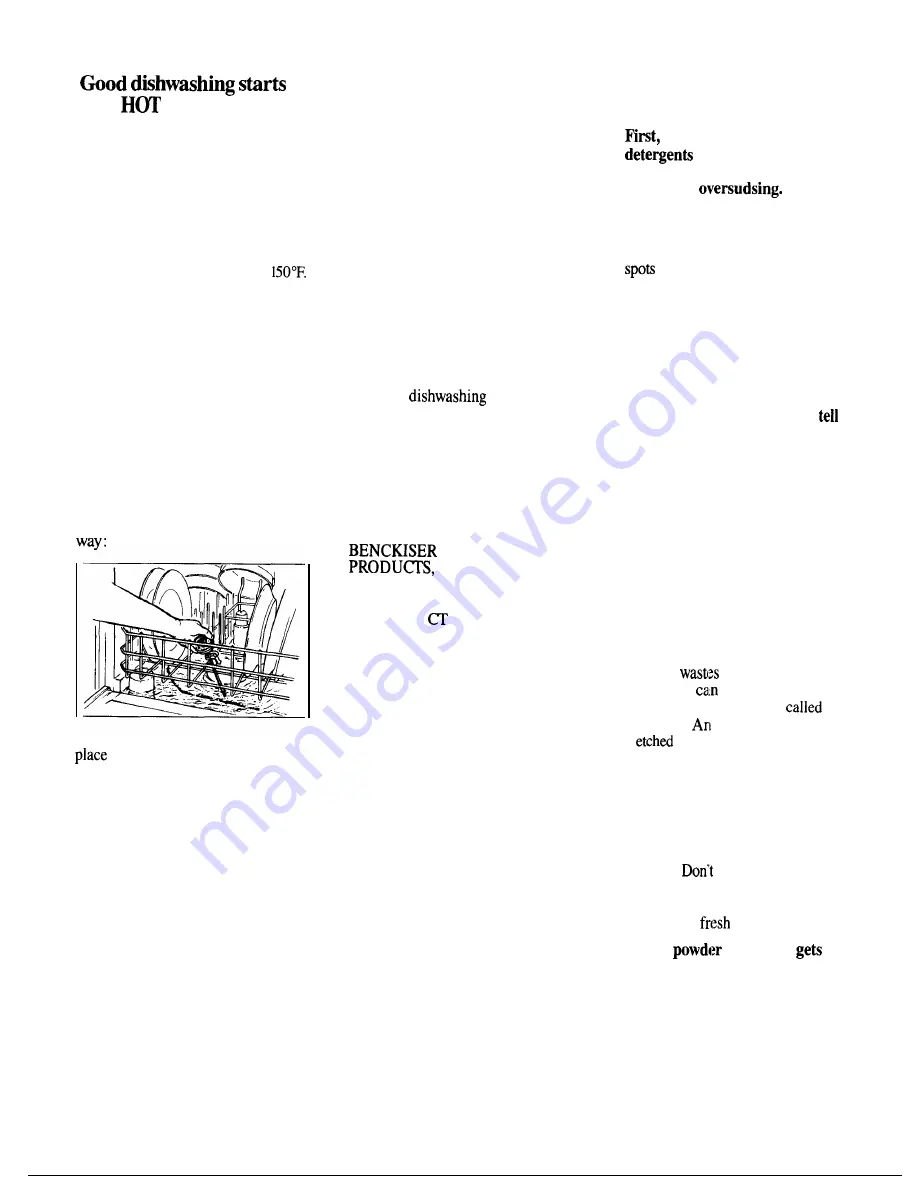 GE HDB727K Use And Care Manual Download Page 6