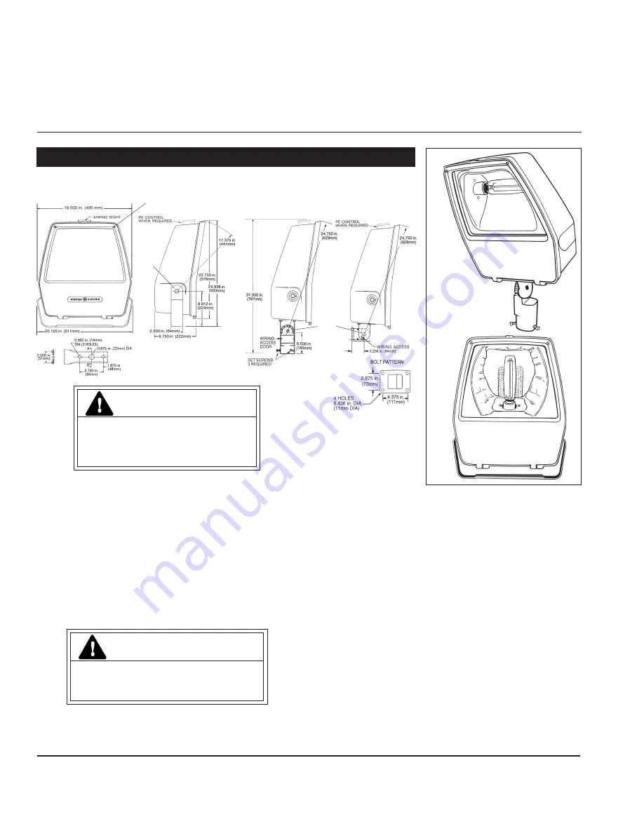 GE HLU Powerflood Instructions Download Page 1