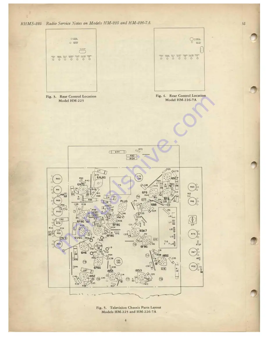 GE HM-225 Service Data Download Page 6