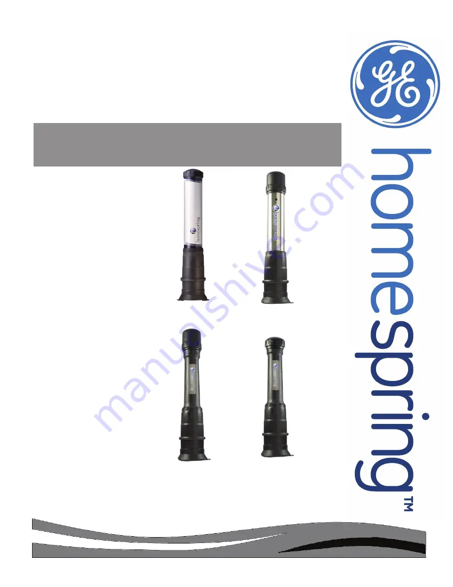 GE Homespring UF 100 Operation Manual Download Page 1