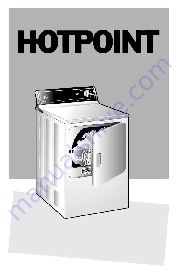 GE Hotpoint NVLR333ET Owner'S Manual Download Page 1