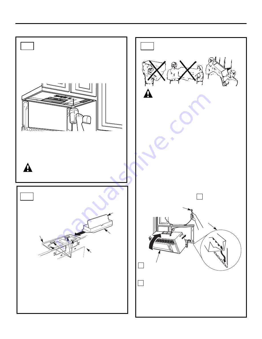 GE HVM1540DP Installation Instructions Manual Download Page 13