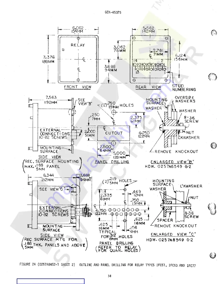 GE IFC51A AND 518 Скачать руководство пользователя страница 34