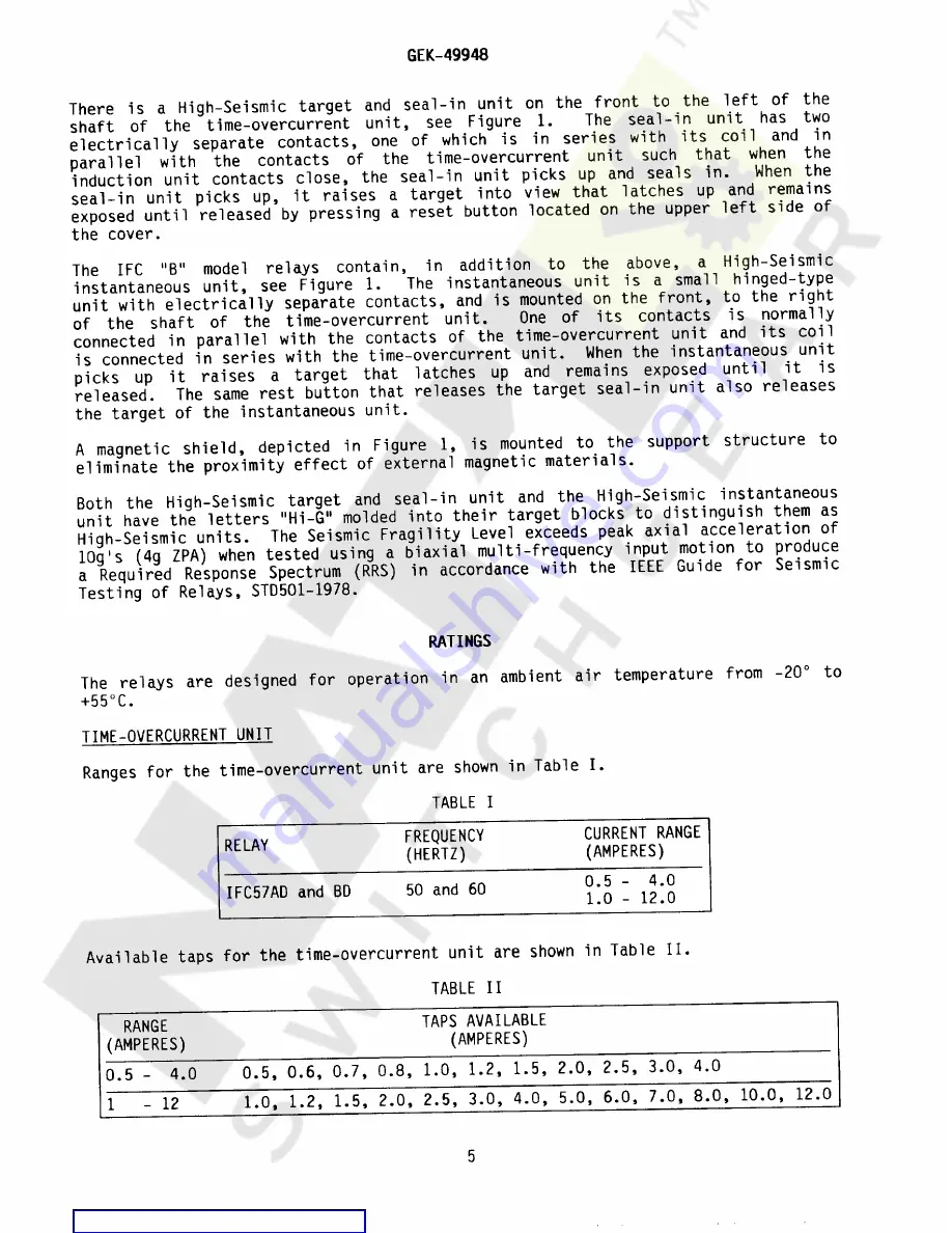 GE IFC57AD Скачать руководство пользователя страница 5