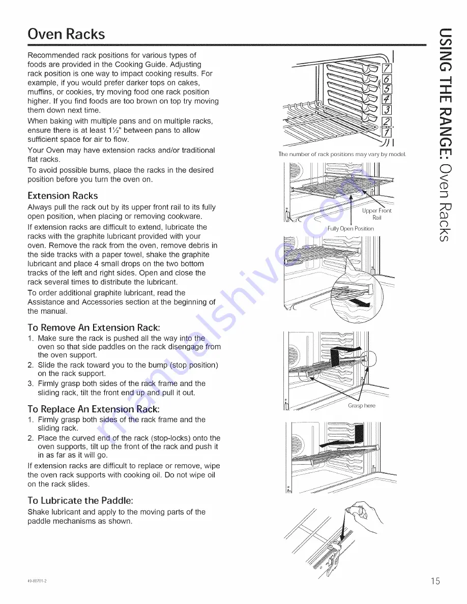 GE JB850 Owner'S Manual Download Page 15