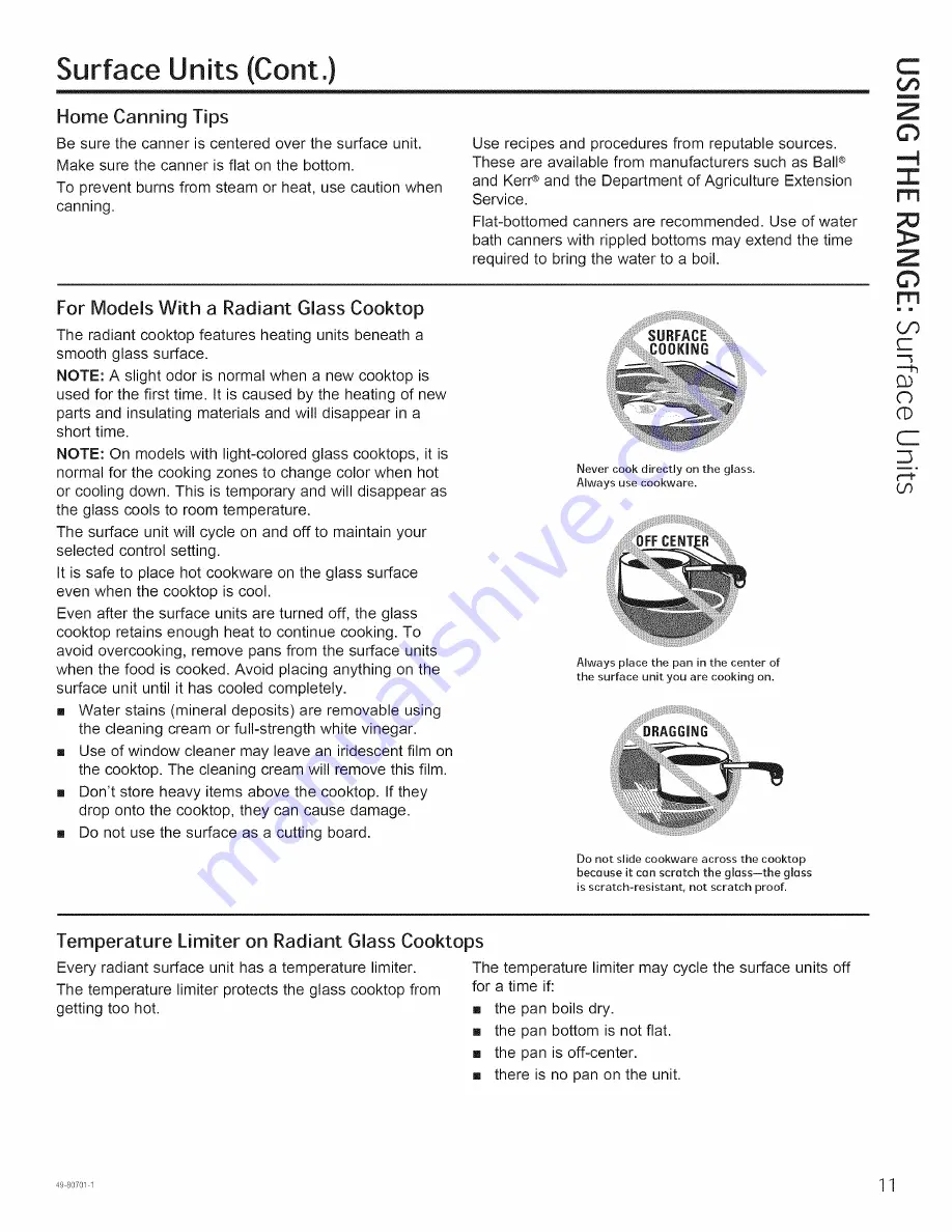 GE JB870DF2BB Owner'S Manual Download Page 11