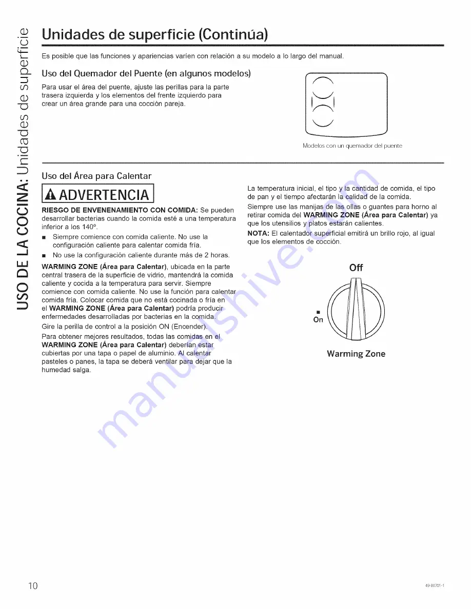 GE JB870DF2BB Owner'S Manual Download Page 38