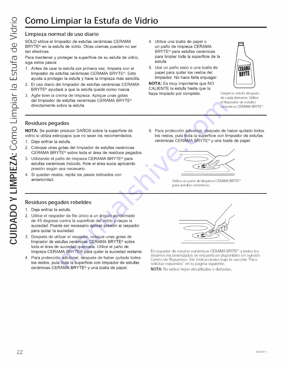 GE JB870DF2BB Owner'S Manual Download Page 50