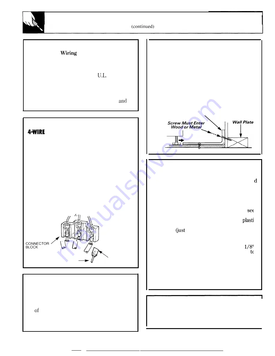 GE JBP22GR Use And Care & Installation Manual Download Page 28