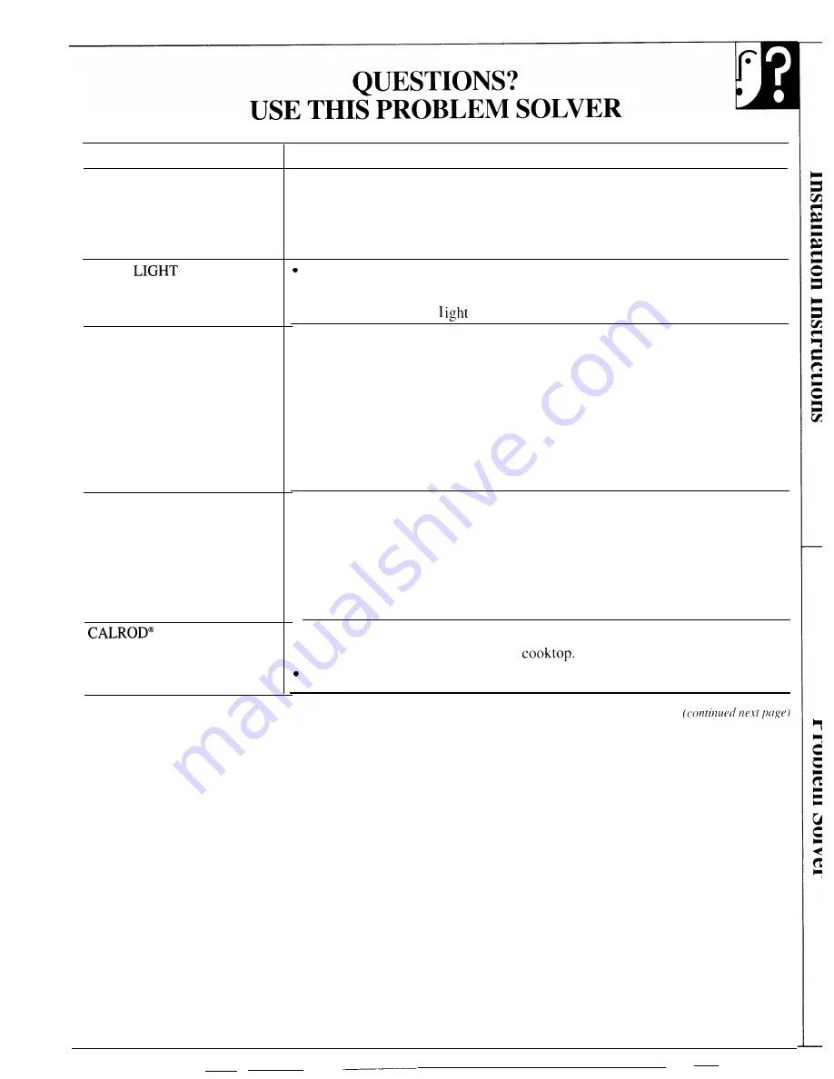 GE JBP22GR Use And Care & Installation Manual Download Page 29