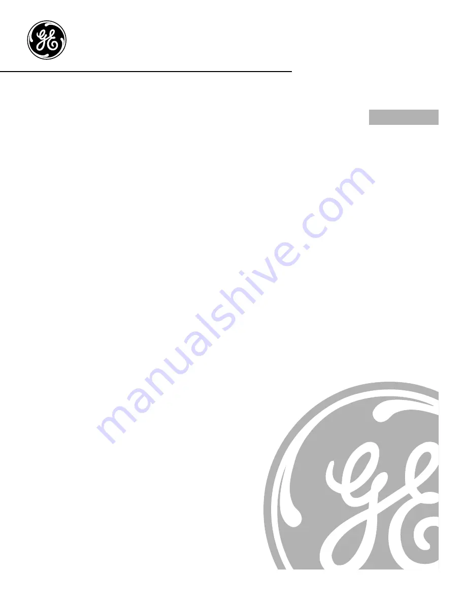 GE JBP24 Owner'S Manual Download Page 1