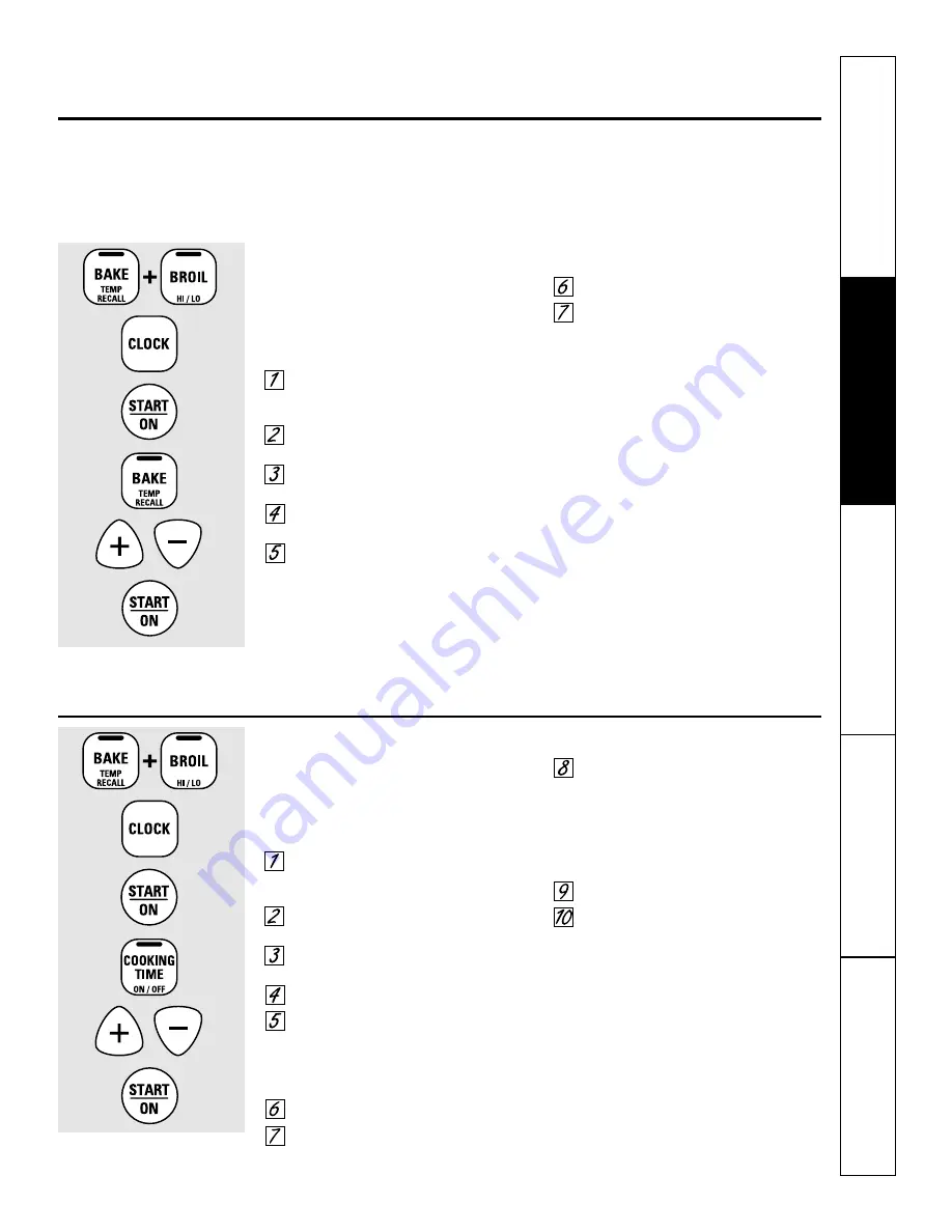 GE JBP24 Owner'S Manual Download Page 13